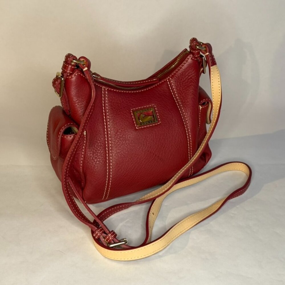Dooney & Bourke Red Leather Shoulder Bag
